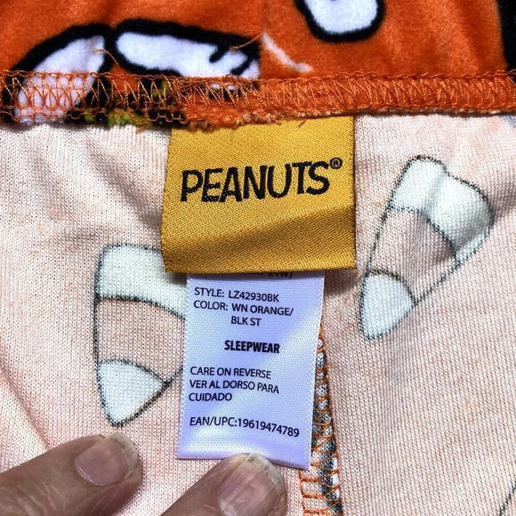 Peanuts Halloween Sleep Jogger Pajama Pants, Size 3X (22W-24W), New w Tags‎ - Picture 4 of 14